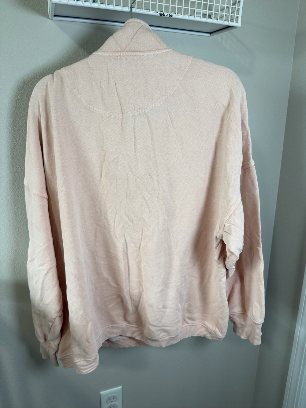 Aerie Soft Blush Pink Waffle Snap Pullover - Picture 5 of 5